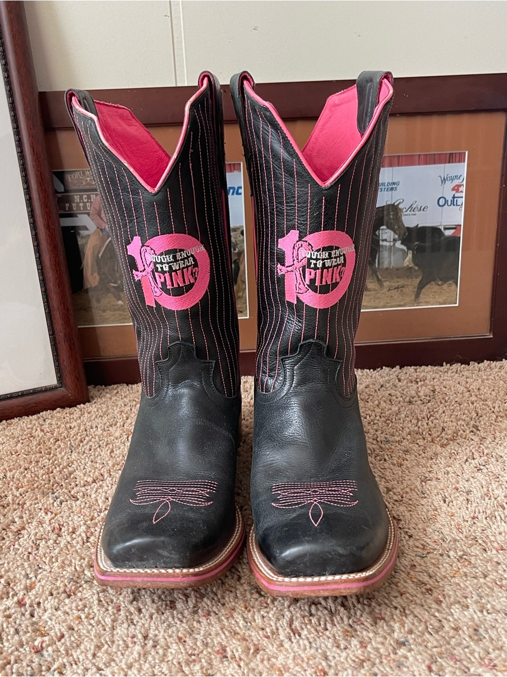 Twisted X Tough Enough To Wear Pink Cowboy Boots